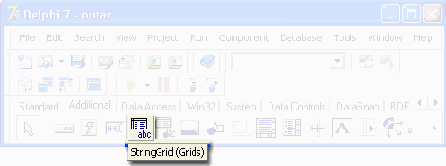 Использование компонента StringGrid